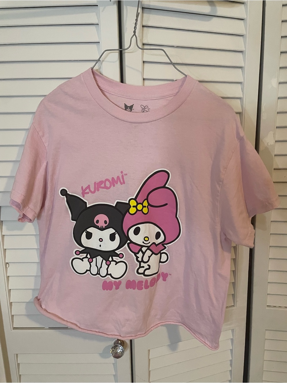 & My Melody Pink Kids Short Sleeve Graphic Tee